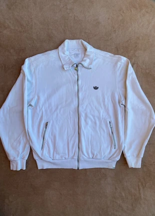 Adidas White Zip Hoodie – Size L, Retro Style, marque: adidas, état: Bon état, taille: L, 22,95 €, 24,80 € Protection acheteurs incluse