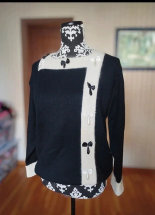 Magnifique pull doux années 80 Phildar noeud et perle 36/38, marque: Phildar, état: Très bon état, taille: M / 38 / 10, 7,00 €, 8,05 € Protection acheteurs incluse