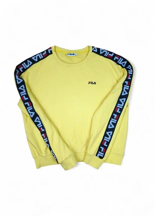 Sweat FILA jaune femme taille s logo fila manches, merk: FILA, staat: Heel goed, maat: S / 36 / 8, € 12,90, € 14,25 inclusief Kopersbescherming