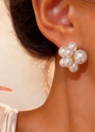 Elegant faux pearl earrings, brand: Pearl, condition: Very good, £7.90, £9.00 includes Buyer Protection