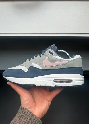 Nike Air Max 1 Thunder Blue, merk: Nike, staat: Heel goed, maat: 42.5, € 75,00, € 79,45 inclusief Kopersbescherming Pro