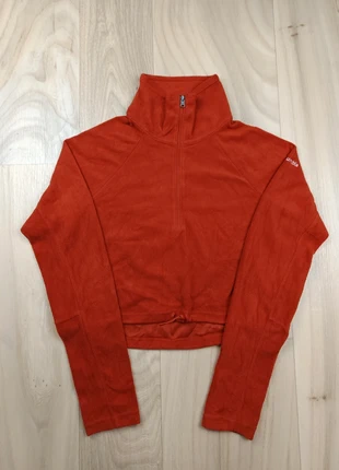 Croc top polaire columbia T34 rouge brique à col montable, marke: Columbia, zustand: Sehr gut, größe: XS / 34 / 6, 18,00 €, 19,60 € inklusive Vinted-Käuferschutz