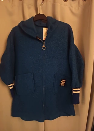 Manteau bleu roi, marque: Made In Italy, état: Neuf avec étiquette, taille: Taille unique, 10,00 €, 11,20 € Protection acheteurs incluse