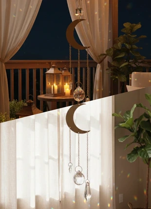 Suncactcher attra-soleil lune géante, marque: attrape soleil, état: Très bon état, 5,00 €, 5,95 € Protection acheteurs (Pro) incluse