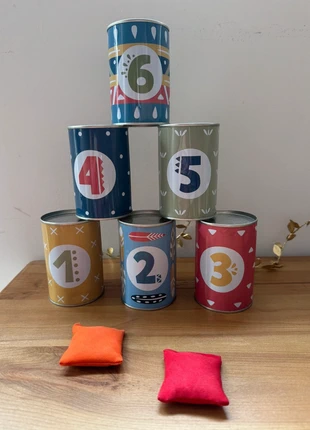 Juego de latas Tin Can Alley, merk: Eureka Kids, staat: Heel goed, maat: Universeel, € 10,50, € 11,73 inclusief Kopersbescherming