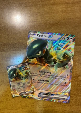 Carta pokemon Cyclizar ex, marke: Pokémon, zustand: Neu, mit Etikett, 5,00 €, 5,95 € inklusive Vinted-Käuferschutz