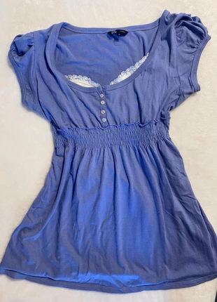 Babydoll henley top abercrombie hollister style vintage coquette downtown girl 2000s autumn, marca: Vintage Dressing, estado: Muito bom, tamanho: S / 36 / 8, €29.90, €32.10 inclui Proteção do Comprador