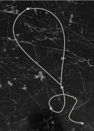 Collier de dos argenté perles transparentes espacées 2241 à 5.99€, staat: Nieuw zonder prijskaartje, € 5,99, € 6,99 inclusief Kopersbescherming Pro