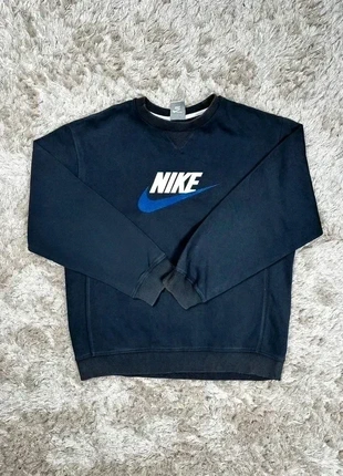 Sweat Nike noir vintage S homme - Pull crewneck logo imprimé sportswear, marque: Nike, état: Bon état, taille: S, 5,00 €, 5,95 € Protection acheteurs incluse