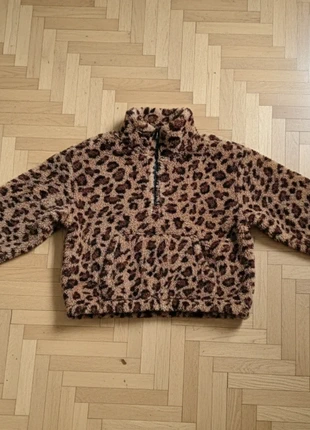 Pull Polaire Chaud Léopard Marron Beige Zippé Y2K Fashion Col Montant Taille S Femme, marque: Fashion, état: Très bon état, taille: S / 36 / 8, 39,00 €, 41,65 € Protection acheteurs incluse