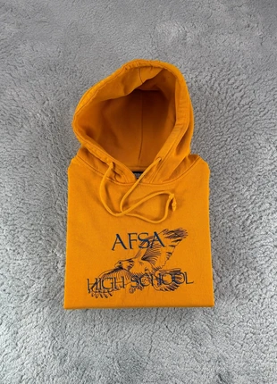 Sweat à capuche Vintage Pennant Sportswear Hoodie Sweatshirt Coton | Jaune | Taille XL 00556, brand: Vintage Dressing, condition: Very good, size: XL, €12.00, €13.30 includes Buyer Protection Pro