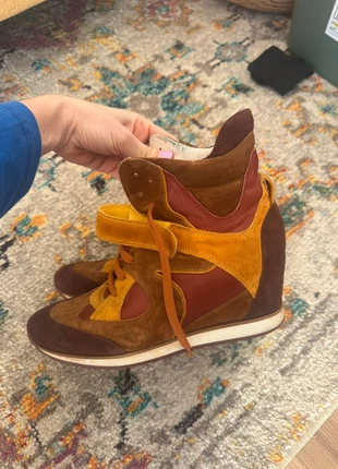 Basket à talon ton Bordeaux, marque: Elena Iachi, état: Très bon état, taille: 40, 50,00 €, 53,20 € Protection acheteurs incluse