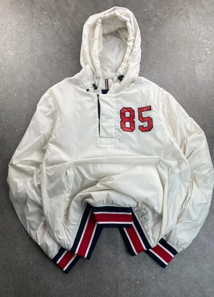 Veste coupe vent track jacket tommy Hilfiger à capuche blanche taille S vintage y2k oversize, brand: Tommy Hilfiger, condition: Good, size: S, €21.00, €22.75 includes Buyer Protection