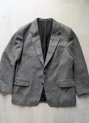 Veste Blazer en laine Harris Tweed motif chevron herrigbone taille 54, marque: Harris Tweed, état: Très bon état, taille: 54, 65,00 €, 68,95 € Protection acheteurs incluse