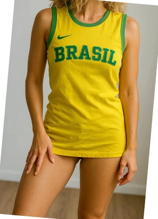 T-shirt sans manches Nike Femme Brasil CBF jaune, vert, Taille M-L - Bon etat,, marque: Nike, état: Très bon état, taille: XL / 42 / 14, 15,00 €, 16,45 € Protection acheteurs incluse