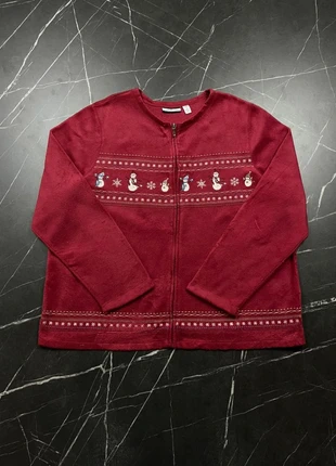 Veste Polaire Noël Merry Christmas Gilet Hiver Rare Crazy Color 70s 80s 90s Old School USA Vintage, merk: Vintage Dressing, staat: Heel goed, maat: XL / 42 / 14, € 15,00, € 16,45 inclusief Kopersbescherming Pro