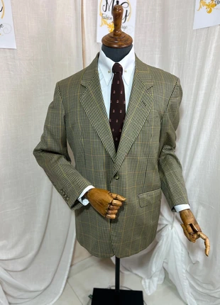 Blazer a quadretti Vitale Barberis Canonico taglia 52, brand: Vitale Barberis Canonico, condizioni: Ottime, taglia: 52, €35.00, €37.45 include la Protezione acquisti Pro