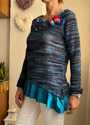 Jolie pull femme 36/38 🍀 Bonito jersey mujer 36/38, brand: Vintage Dressing, condizioni: Ottime, taglia: M / IT 42 / EU 38, €18.50, €20.13 include la Protezione acquisti