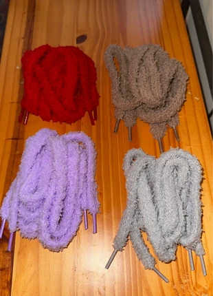 4 Paire de lacets fluffy, brand: Fluffy, condition: New without tags, size: Other, €12.00, €13.30 includes Buyer Protection