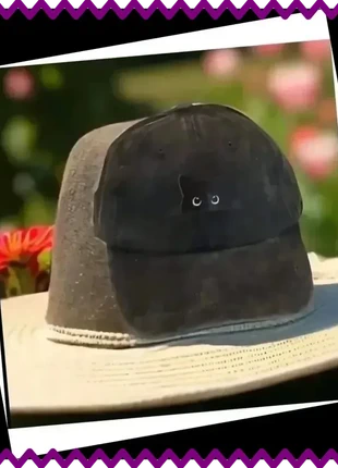 🧢 Casquette noire style vintage – motif chat noir – neuve 🤗 😇, marca: 🧢 Casquette noire style vintage, estado: Novo com etiquetas, tamanho: M, €7.99, €9.09 inclui Proteção do Comprador Pro