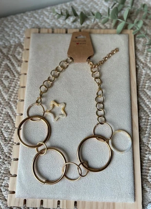 Collier bohème doré à grands anneaux – Neuf, marque: Fait Main, état: Neuf avec étiquette, 12,00 €, 13,30 € Protection acheteurs incluse