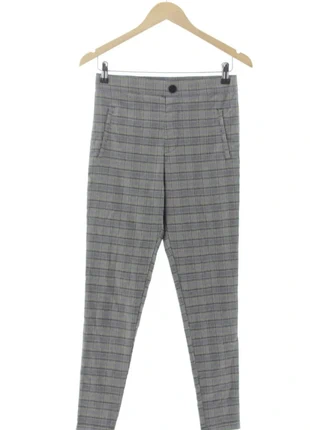 🩶 Pantalon slim à carreaux Zara – Taille M, brand: Zara, condition: Very good, size: M / 38 / 10, €9.00, €10.15 includes Buyer Protection