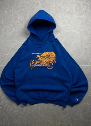 Vintage Champion Sweatshirt Hoodie Boxy Fit 2000s, marke: Champion, zustand: Sehr gut, größe: M, 27,00 €, 29,05 € beinhaltet Vinted-Käuferschutz Pro