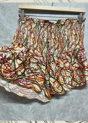 Short fluido nido de abeja beige con estampado – Talla S Zara, marque: Zara, état: Très bon état, taille: S / 36 / 8, 6,00 €, 7,00 € Protection acheteurs incluse