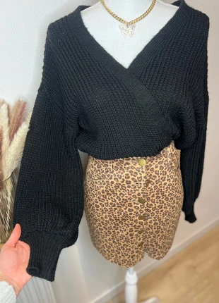 Black Wrap Sweater for Woman Size S, condizioni: Ottime, taglia: S / IT 40 / EU 36, €18.50, €20.13 include la Protezione acquisti