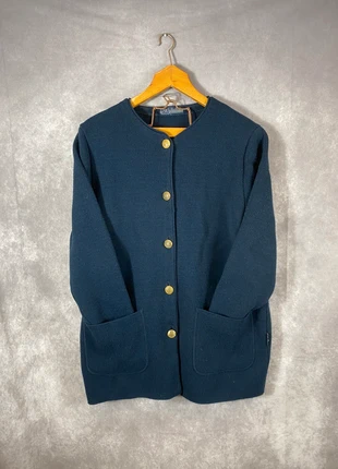 Cardigan la maille en laine bleu navy élégante et épaisse pour hiver / taille 44/46, marque: LM La Maille, état: Très bon état, taille: XXL / 44 / 16, 30,00 €, 32,20 € Protection acheteurs incluse