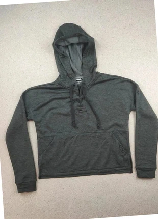 Sweat à capuche cropped | Under Armour | Gris anthracite XS Femme, marque: Under Armour, état: Très bon état, taille: XS / 34 / 6, 13,00 €, 14,35 € Protection acheteurs (Pro) incluse