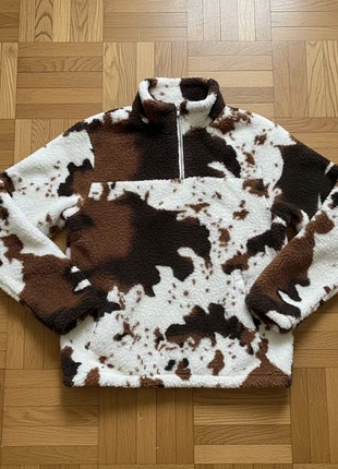 Sweat-shirt femme col montant zippé color-block avec poches douillet pour l’automne et l’hiver, merk: Vintage Dressing, staat: Heel goed, maat: S / 36 / 8, € 31,99, € 34,29 inclusief Kopersbescherming