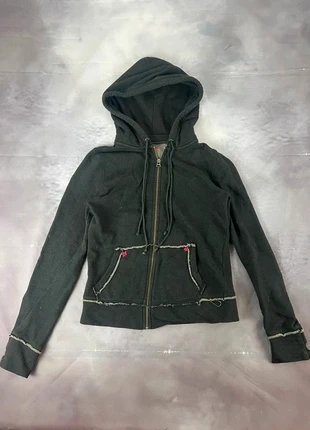 Sweat zippé Veste zadig et voltaire noir rose taille xs 100% coton, état: Très bon état, taille: XS / 34 / 6, 56,00 €, 59,50 € Protection acheteurs incluse