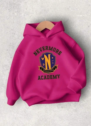 Sweat à capuche rose fuschia Mercredi Addams Nevermore 10 ans neuf, staat: Nieuw zonder prijskaartje, maat: 10 jaar / 140 cm, € 15,00, € 16,45 inclusief Kopersbescherming