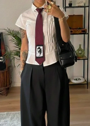 Corbata Ojo Alternativa Streetwear Edgy, marque: xusa, état: Neuf sans étiquette, 22,00 €, 23,80 € Protection acheteurs incluse