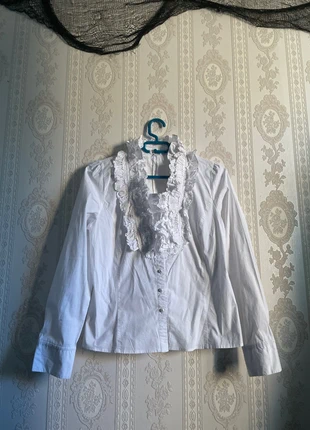 Victorian vampiric blouse, marque: Punk Rave, état: Très bon état, taille: S / 36 / 8, 26,00 €, 28,00 € Protection acheteurs incluse