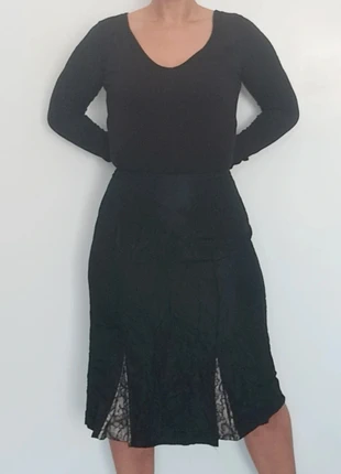 Jupe midi soirée fêtes crepe taille 42, brand: Autre Ton, condizioni: Ottime, taglia: XL / IT 46 / EU 42, €10.00, €11.20 include la Protezione acquisti Pro