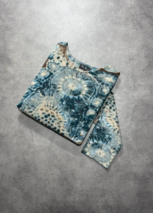 Pull DiXi bleu et beige à motifs - Coton & Polyester - Taille L, marque: Dixie, état: Très bon état, taille: L / 40 / 12, 10,00 €, 11,20 € Protection acheteurs incluse