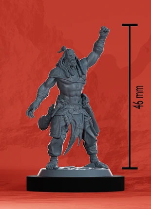 Miniature dnd - guerrier orc - figurine à peindre pour jeux de rôle diorama et wargames, marke: D&D, zustand: Sehr gut, 4,50 €, 5,43 € beinhaltet Vinted-Käuferschutz Pro