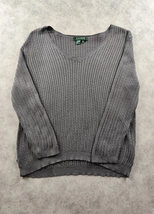 Sweat torsadé Lauren Ralph Lauren Col V - Tressé - Maille - Taille M - Très bon état, brand: Lauren Ralph Lauren, condizioni: Ottime, taglia: M / IT 42 / EU 38, €30.00, €32.20 include la Protezione acquisti