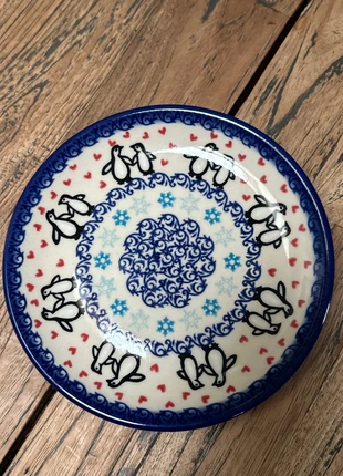 Bolesławiec Vena! Unikat! Przepiękny talerz 17 cm, merk: BOLESLAWIEC, staat: Nieuw zonder prijskaartje, € 21,00, € 22,75 inclusief Kopersbescherming