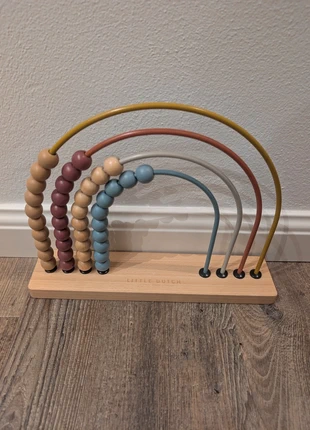 Little Dutch kralen regenboog telraam, merk: Little Dutch, staat: Heel goed, maat: Universeel, € 5,00, € 5,95 inclusief Kopersbescherming