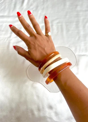 Gorgeous set of 4 resin bracelets, brand: & Other Stories, condition: New without tags, £12.00, £13.30 includes Buyer Protection Pro