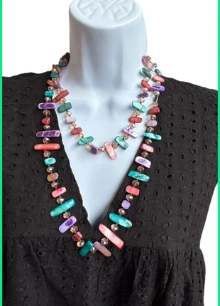 🌈 Collier multicolore unique - Style bohème chic 🌈, marca: La Boutique, estado: Muy bueno, 12,90 €, 14,25 € Protección al comprador incluida