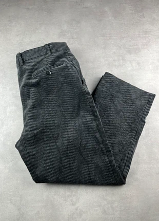 Pantalon velutto en velours côtelé/corduroy baggy gris vintage - Taille 36x28, marca: Vintage Dressing, estado: Muito bom, tamanho: PT 46 | W36, €15.00, €16.45 inclui Proteção do Comprador Pro