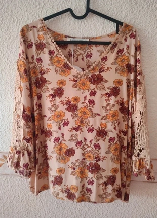 Blusa 52 boho floral multicolor 1190, marque: Rusttydustyy, état: Très bon état, taille: M / 38 / 10, 11,00 €, 12,25 € Protection acheteurs incluse