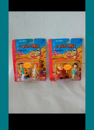 Lot de 2 Boites de figurines Les Pierrafeu The Firestones vintage, merk: Hanna Barbera, staat: Nieuw met prijskaartje, maat: Universeel, € 20,00, € 21,70 inclusief Kopersbescherming Pro