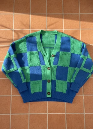 Gilet bleu vert oversize à boutons – taille M – style casual comfy, brand: novera, condizioni: Ottime, taglia: M / IT 42 / EU 38, €44.99, €47.94 include la Protezione acquisti Pro