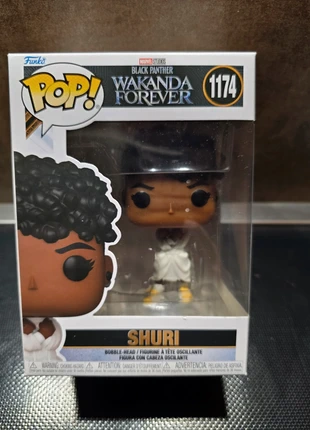 Funko Pop Shuri 1174 Marvel Wakanda Forever – Bobble Head Originale, marca: Funko, estado: Novo com etiquetas, tamanho: Prematuro, até 44 cm, €25.99, €27.99 inclui Proteção do Comprador