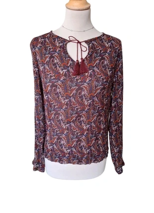 🦋 Blouse bohème chic Caroll T40 Soie et viscose🦋, marque: Caroll, état: Très bon état, taille: L / 40 / 12, 12,99 €, 14,34 € Protection acheteurs incluse